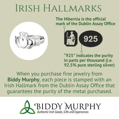 Mens Claddagh Ring Standard Claddagh Sterling Silver Made by Our Maker-Partner in Co. Dublin