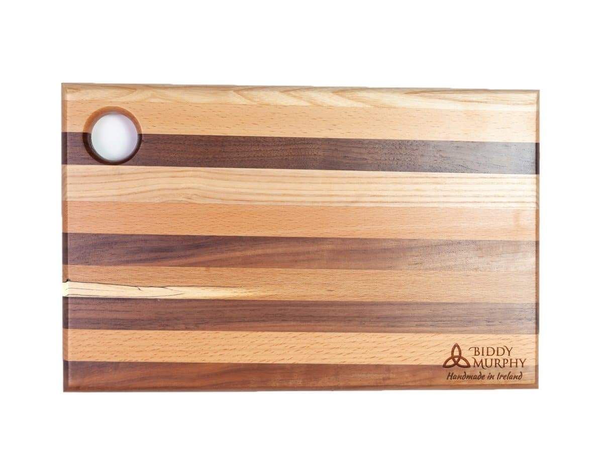 Eco-Friendly Irish Mini Wood Cutting Board: Handcrafted and