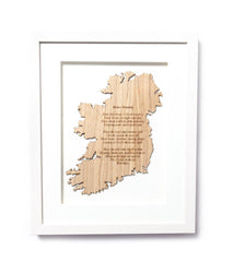 Irish House Blessing Framed Wall Decor Made in Ireland Bless This House Irish Blessing Unique Gift Crafted by Our Maker-Partner in Co. Meath