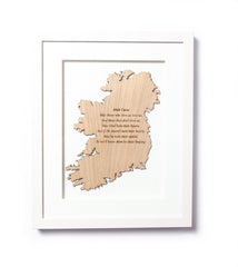 Irish Curse Framed Wall Decor Made In Ireland Irish Wall Decor Humorous Wall Hanging Unique Gift Crafted by Our Maker-Partner in Co. Meath