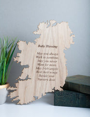 Irish Baby Blessing Plaque: A Comforting Nursery Addition