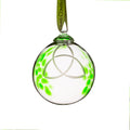 Handmade Trinity Irish Ornament Unique Glass Bauble Hand Blown Ideal Gift Handcrafted in Co. Waterford Ireland by Our Maker-Partner  in Co. Waterford