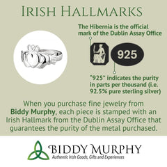 Mo Anam Cara Ring Oxidized Sterling Silver Mens Irish made by Our Maker-Partner in Co. Dublin