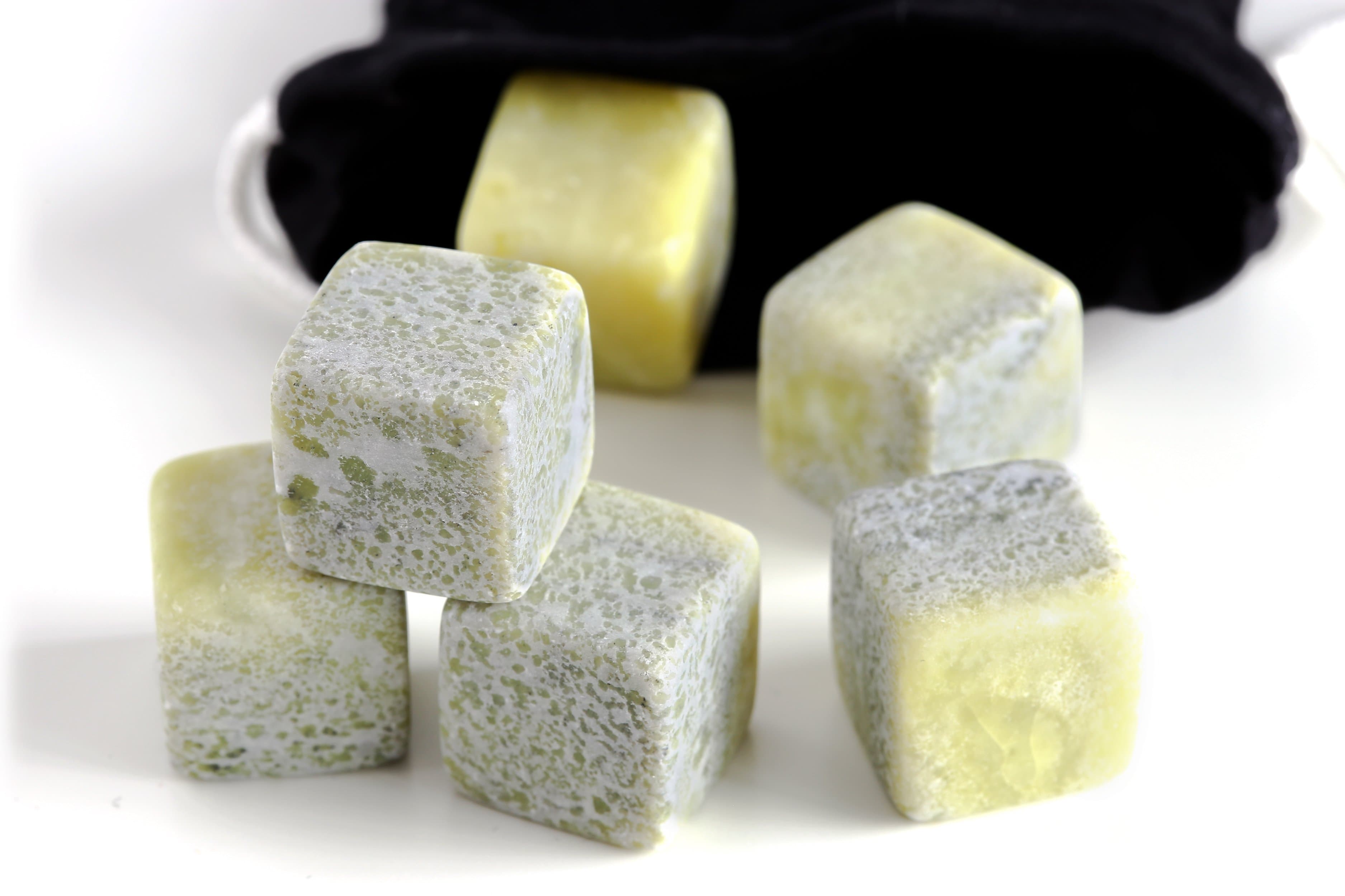 Whiskey Stones Gift Set Made In Ireland Connemara Marble Whiskey Chilling Stones Gift Set Whiskey Lovers Gifts for Men Whiskey Rocks Whiskey Stone Ireland Gifts Handcrafted by Our Maker-Partner In Co. Wicklow