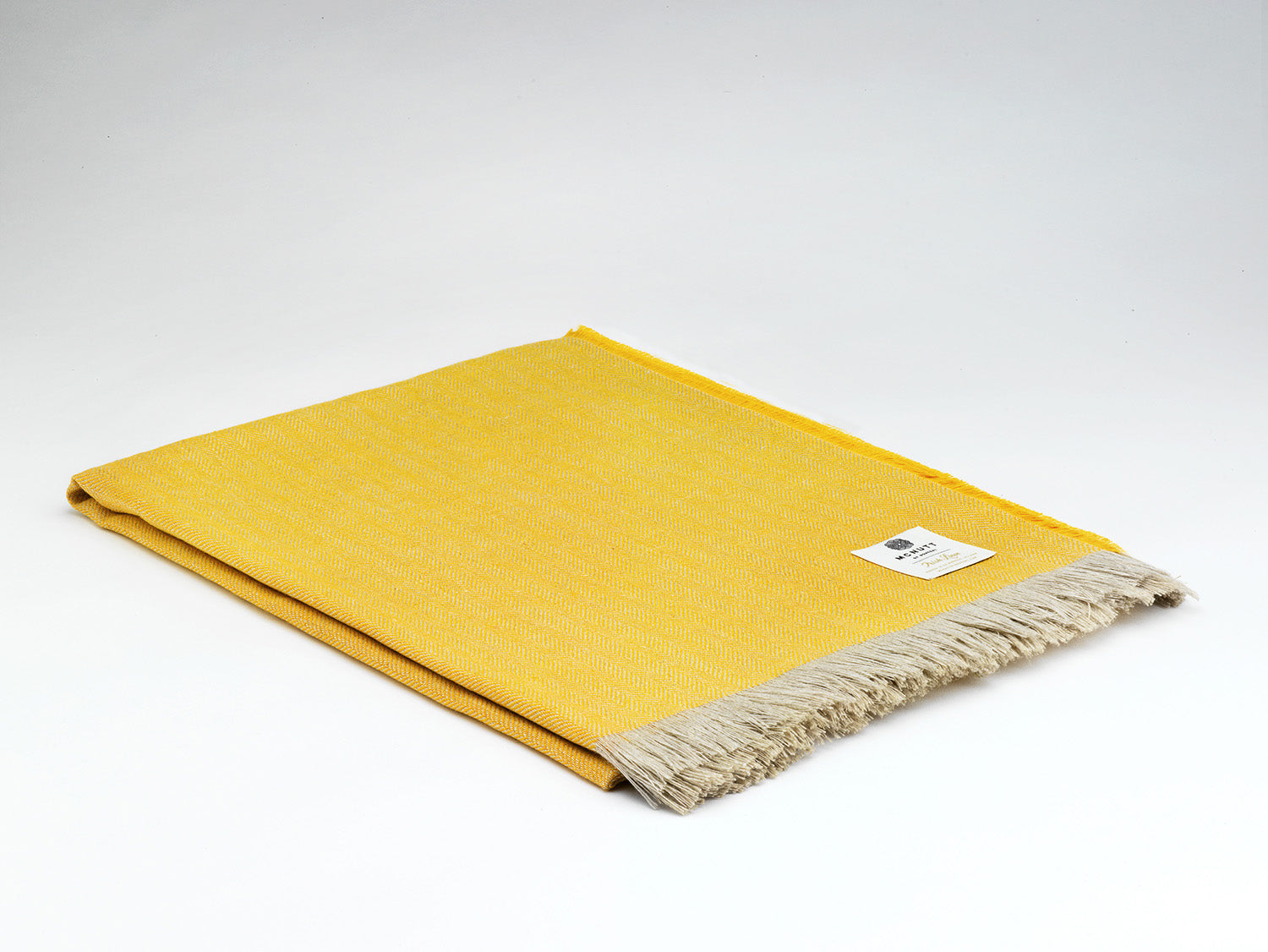 100% Irish Made Linen Throw woven in Donegal, Ireland 79" x 57" Cool feel Linen Blanket