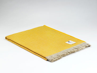 100% Irish Made Linen Throw woven in Donegal, Ireland 79" x 57" Cool feel Linen Blanket
