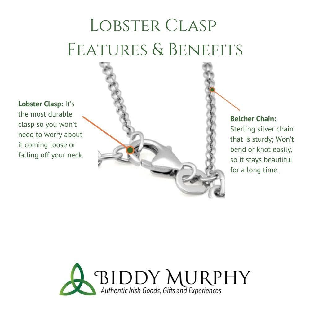Irish-Made Sterling Silver Celtic Cross Necklace: A Timeless Gift