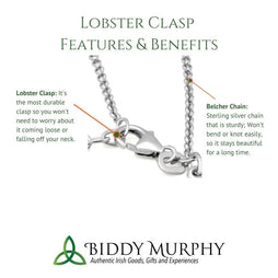 Irish-Made Sterling Silver Celtic Cross Necklace: A Timeless Gift