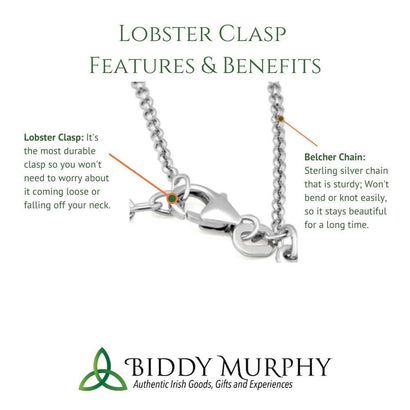 Irish-Made Sterling Silver Celtic Cross Necklace: A Timeless Gift
