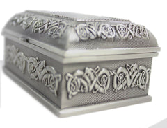 Claddagh Pewter Jewelry Box: Exquisite & Spacious Storage