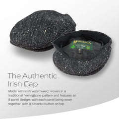Linen Flat Cap Exclusive Lightweight Breathable Natural Irish Linen