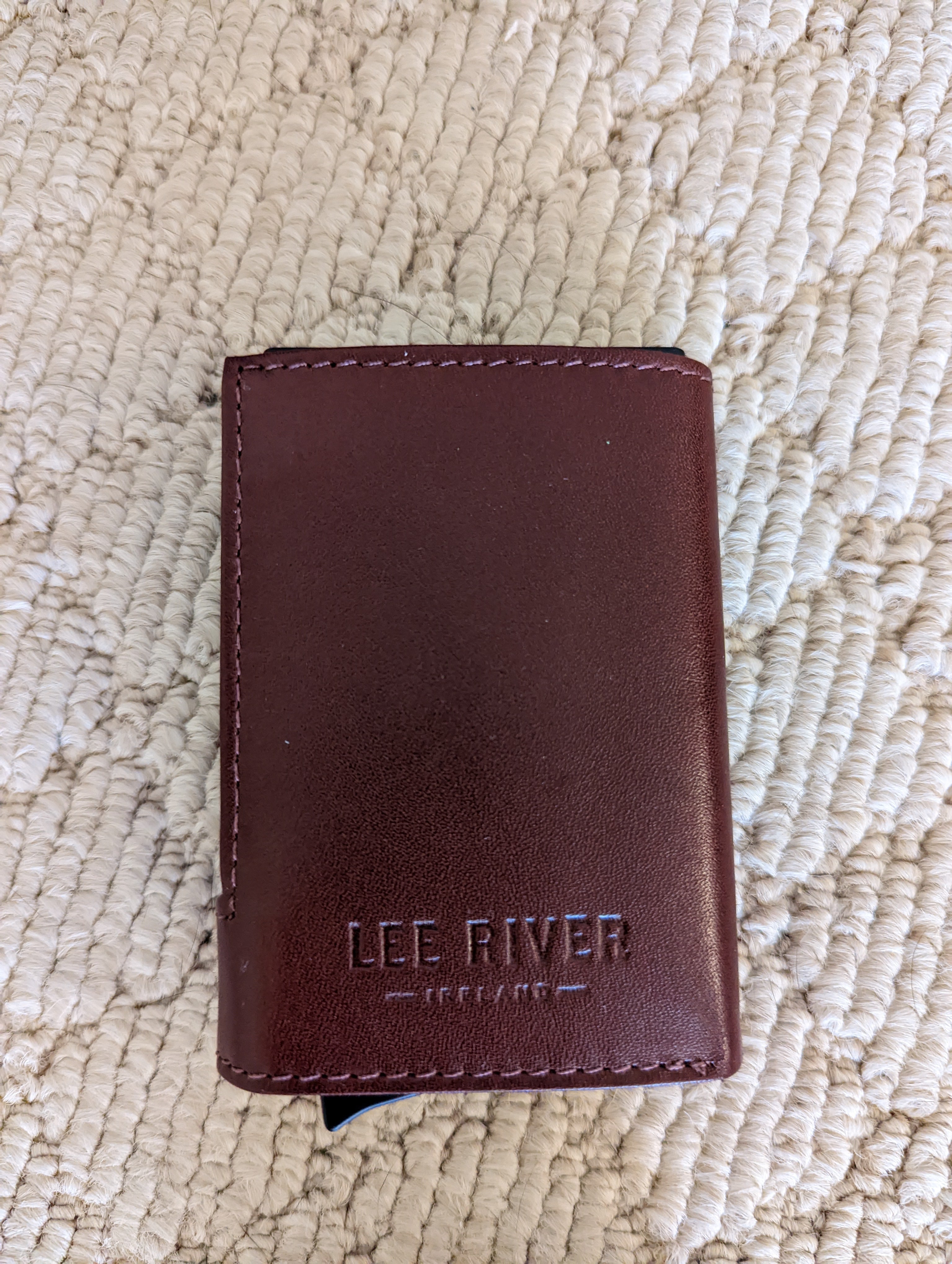 Leather Wallet RFID protected and secure handmade in Ireland -  keeps Credit Cards secure