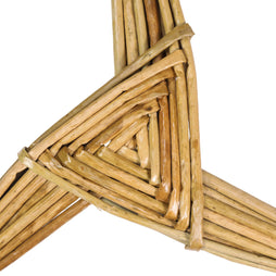 St Brigid Cross Celtic Cross 3 Arm Reed Cross 10" x 10" Irish Prayer History Of Ireland Handcrafted Cross Decor Gifts Made by Our Maker-Partner in Co. Roscommon