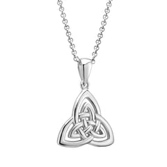 Sterling Silver Irish Trinity Knot Necklace: A Beautiful Symbol of Infinite Devotion