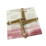 St. Brigid Cross Small Wall Hanging 6” x 6” x ¾” Made by Our Maker-Partner in Co. Roscommon