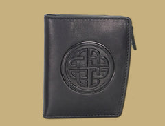 Celtic Knot Embossed Ladies Handmade Wallet