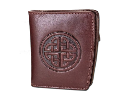 Celtic Knot Embossed Ladies Handmade Wallet