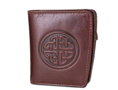 Celtic Knot Embossed Ladies Handmade Wallet