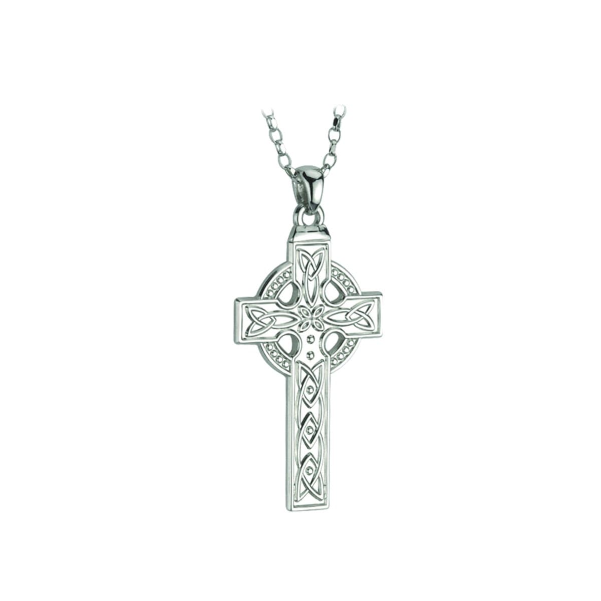 Celtic Cross Necklace Silver 20