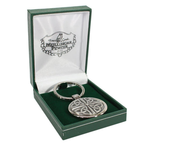 Money Clip Spring Loaded Stainless Steel & Pewter Irish Made - CQ11FBPOSB3
