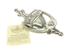 Irish Door Knocker Failte Welcome Pewter Made by Our Maker Partner in Co. Westmeath