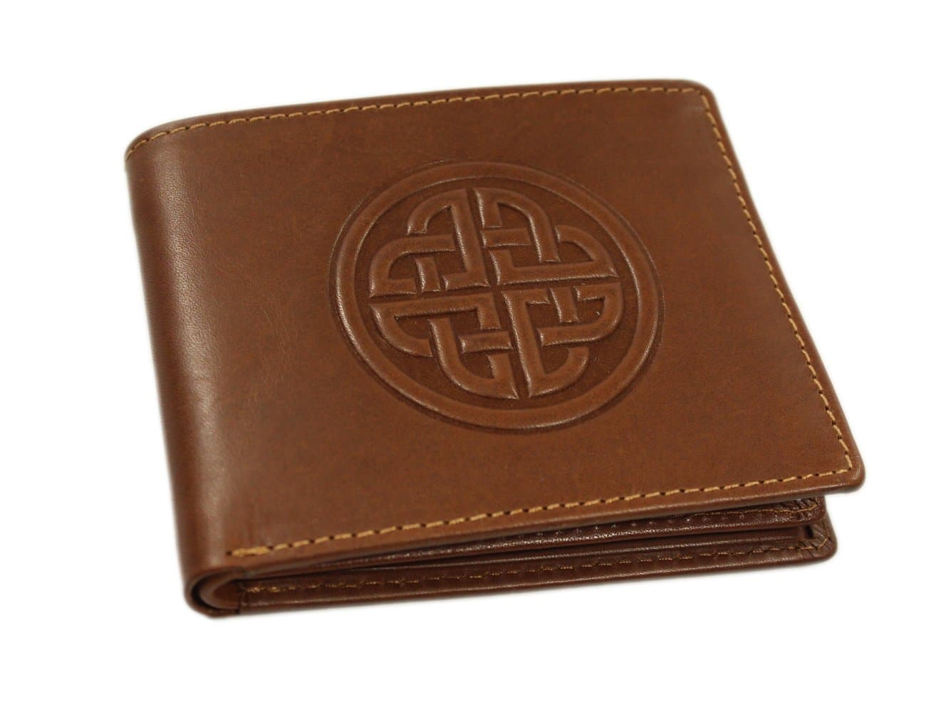 Celtic FC Mens Official RFID Embossed Leather Wallet (One