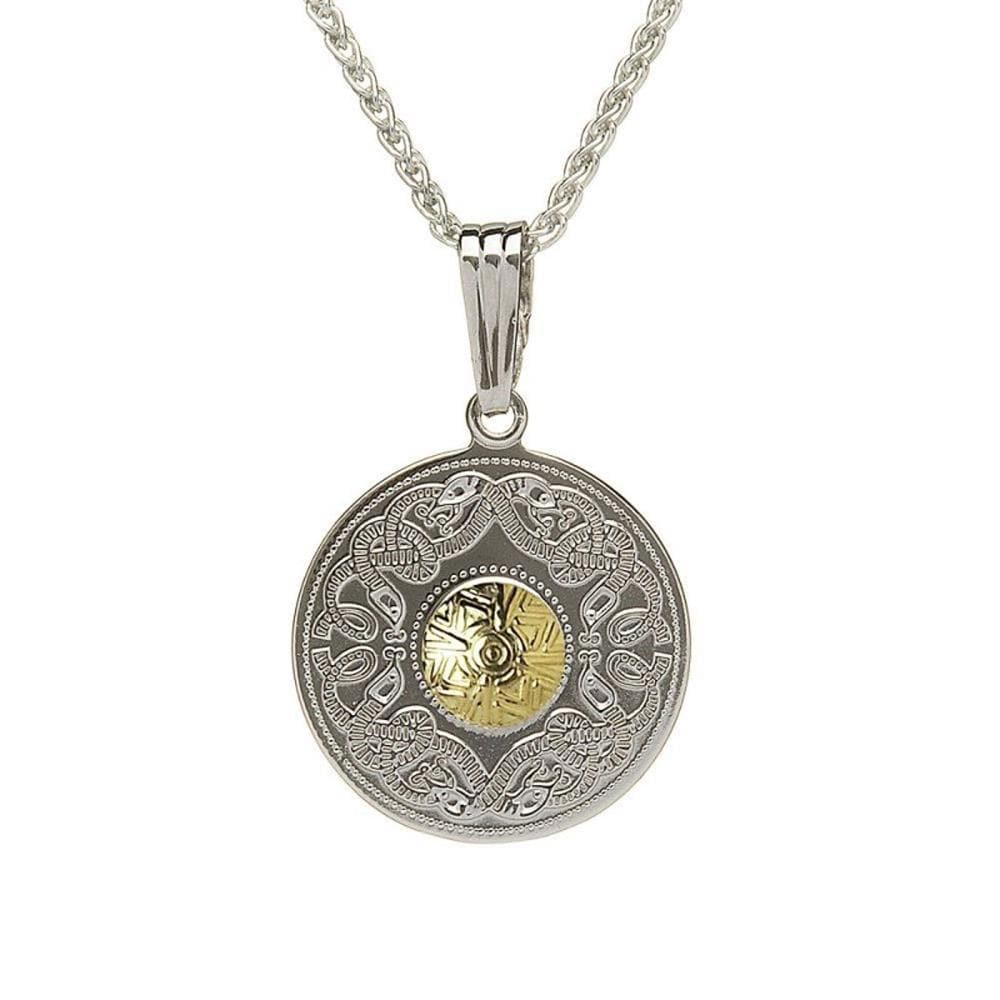 Celtic necklace with Amethyst | Celtic pendants | Celtic Gold