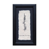 Anam Cara -  means Irish Soulmate. Celtic Wall Decor Irish Wall Hanging Framed Ogham Symbol Wedding Decor Anniversary Decor Irish Gifts Hand Printed by Our Maker-Partner in Co. Roscommon.