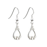Claddagh and Trinity Knot Drop Earrings: A Gift of Irish Symbolism